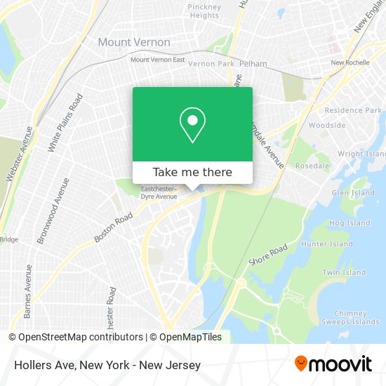 Mapa de Hollers Ave