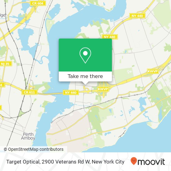 Mapa de Target Optical, 2900 Veterans Rd W