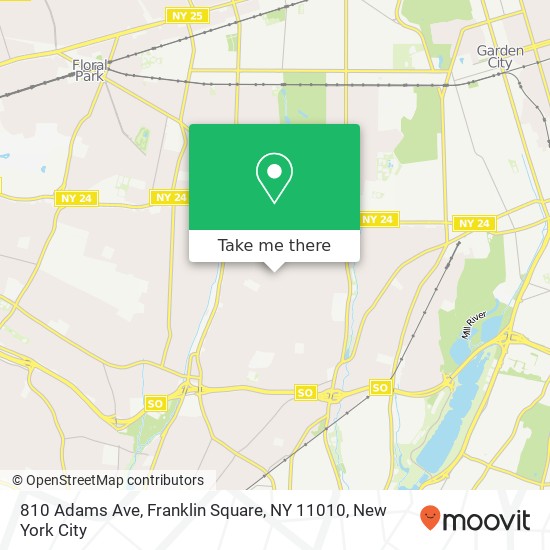 810 Adams Ave, Franklin Square, NY 11010 map