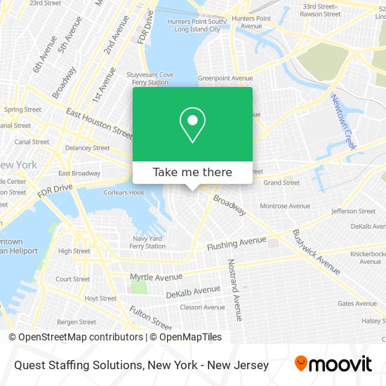 Mapa de Quest Staffing Solutions