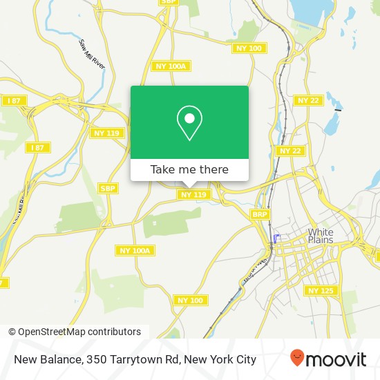 New Balance, 350 Tarrytown Rd map