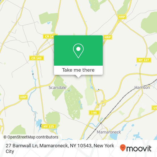 27 Barnwall Ln, Mamaroneck, NY 10543 map