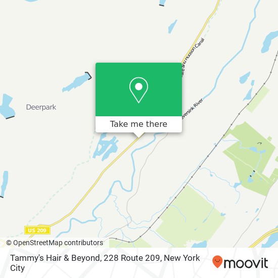 Tammy's Hair & Beyond, 228 Route 209 map