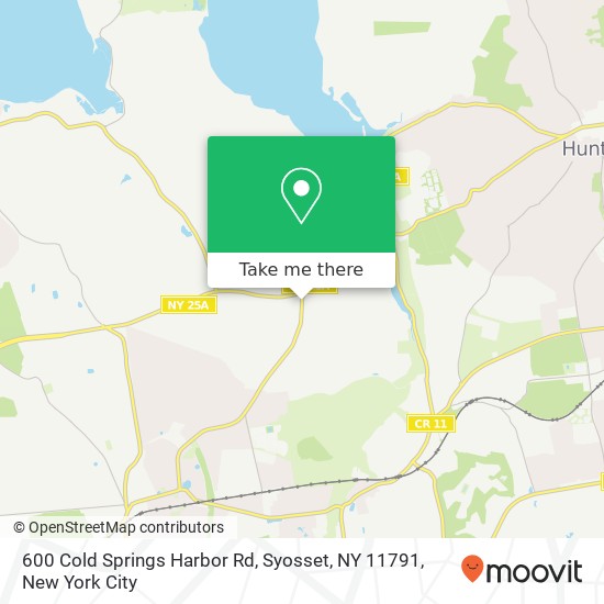 Mapa de 600 Cold Springs Harbor Rd, Syosset, NY 11791