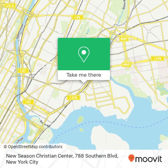 New Season Christian Center, 788 Southern Blvd map