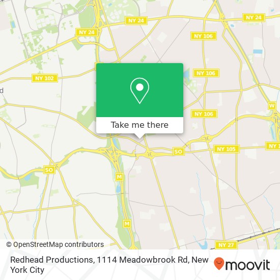 Redhead Productions, 1114 Meadowbrook Rd map