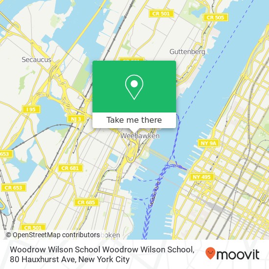 Woodrow Wilson School Woodrow Wilson School, 80 Hauxhurst Ave map