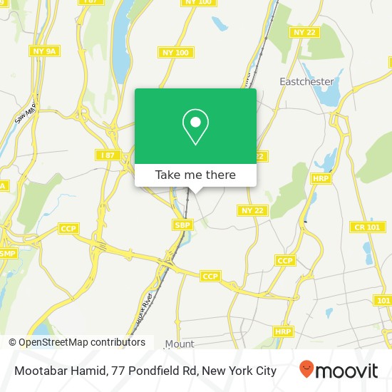 Mootabar Hamid, 77 Pondfield Rd map