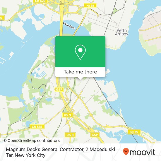 Mapa de Magnum Decks General Contractor, 2 Macedulski Ter