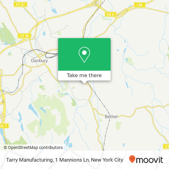Mapa de Tarry Manufacturing, 1 Mannions Ln