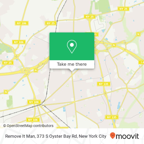 Remove It Man, 373 S Oyster Bay Rd map