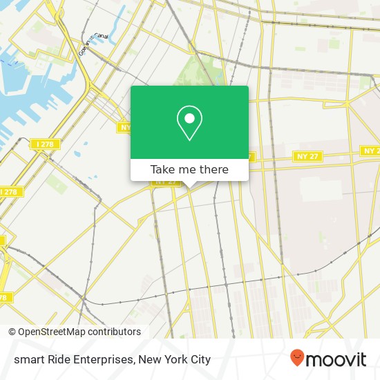 Mapa de smart Ride Enterprises