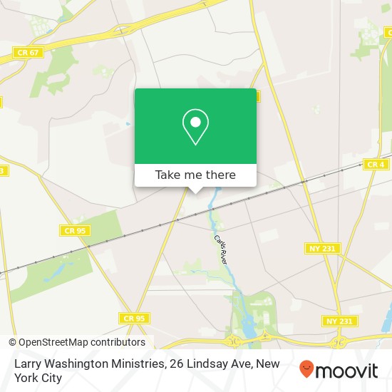 Mapa de Larry Washington Ministries, 26 Lindsay Ave