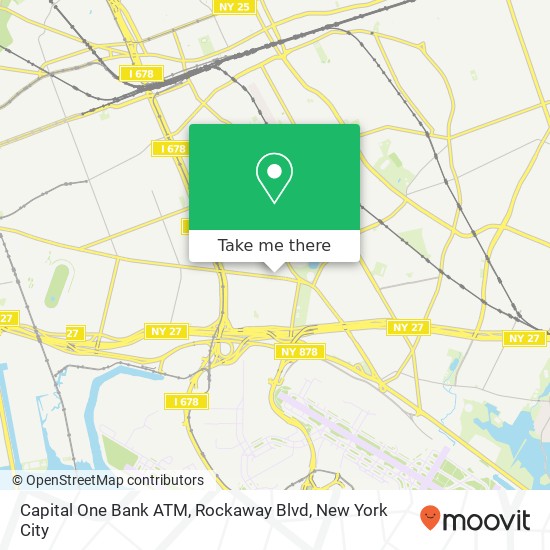 Capital One Bank ATM, Rockaway Blvd map