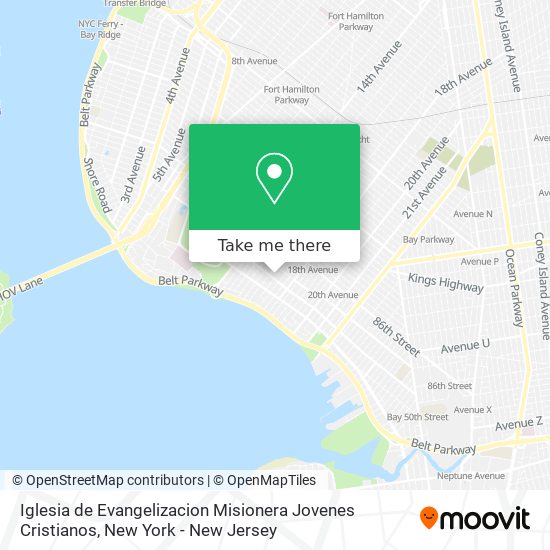 Mapa de Iglesia de Evangelizacion Misionera Jovenes Cristianos