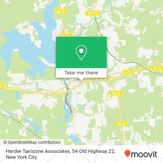 Mapa de Herder Tarricone Associates, 54 Old Highway 22