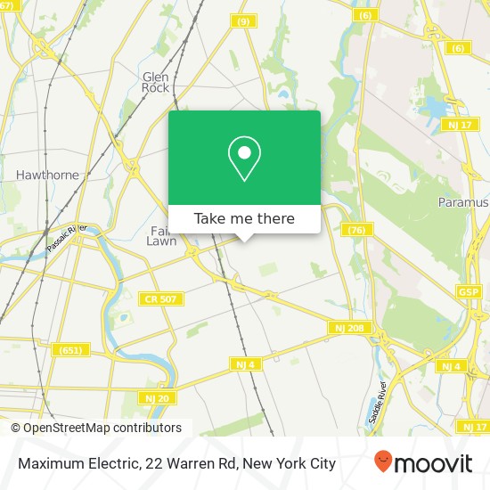 Maximum Electric, 22 Warren Rd map