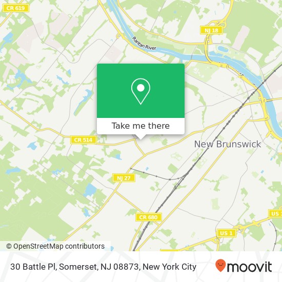 30 Battle Pl, Somerset, NJ 08873 map