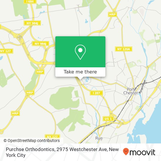 Mapa de Purchse Orthodontics, 2975 Westchester Ave