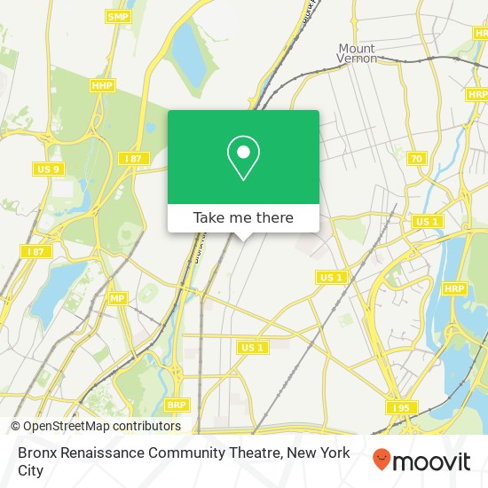 Bronx Renaissance Community Theatre map