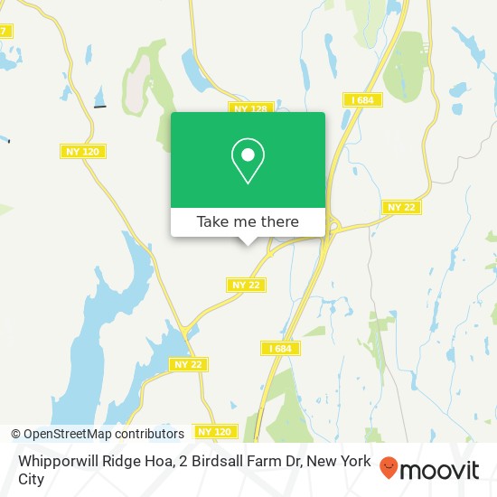 Whipporwill Ridge Hoa, 2 Birdsall Farm Dr map