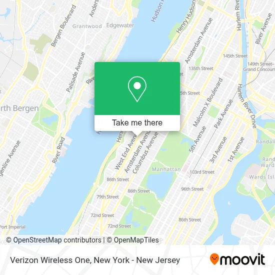 Verizon Wireless One map