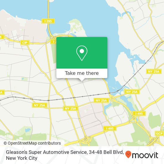 Gleason's Super Automotive Service, 34-48 Bell Blvd map