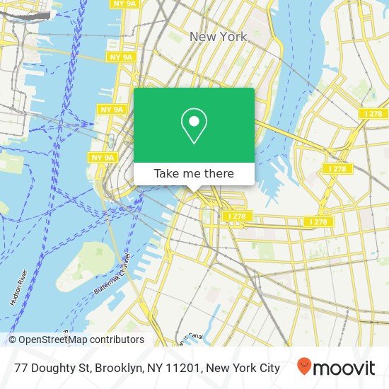 77 Doughty St, Brooklyn, NY 11201 map