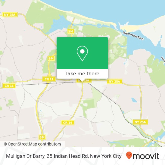 Mulligan Dr Barry, 25 Indian Head Rd map