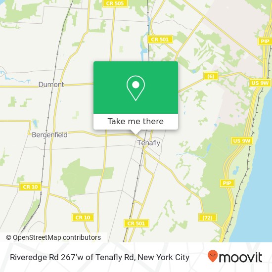 Mapa de Riveredge Rd 267'w of Tenafly Rd