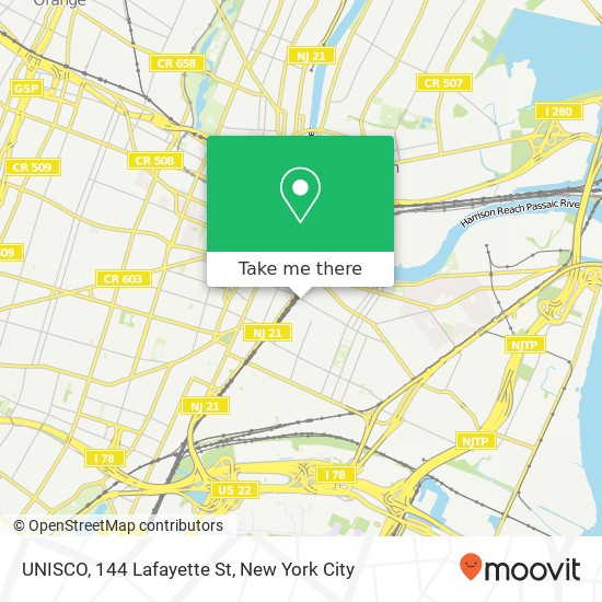 Mapa de UNISCO, 144 Lafayette St