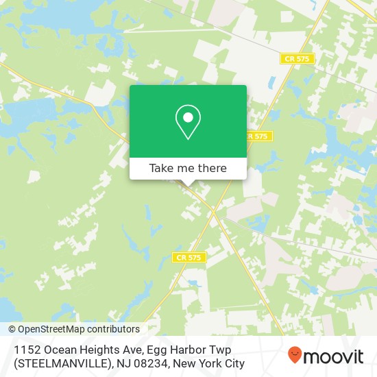 1152 Ocean Heights Ave, Egg Harbor Twp (STEELMANVILLE), NJ 08234 map