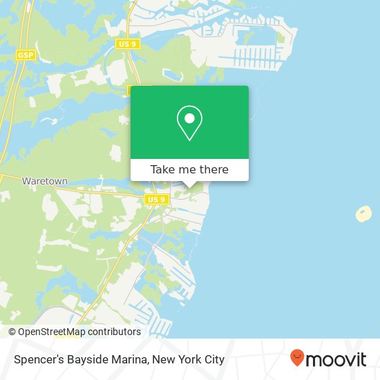 Mapa de Spencer's Bayside Marina