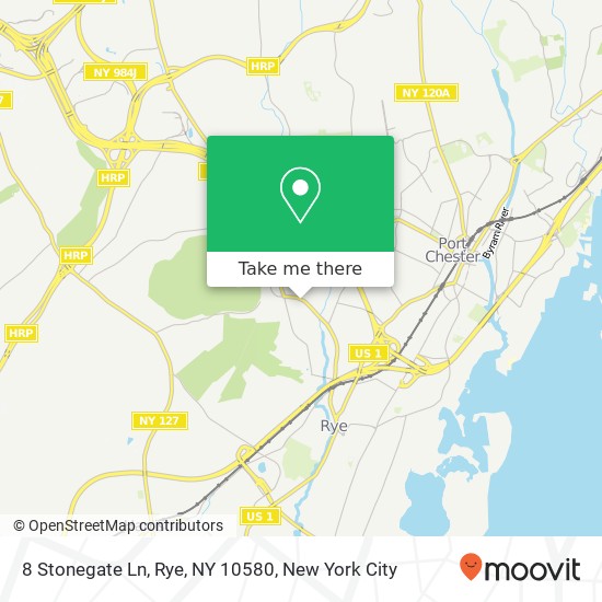 8 Stonegate Ln, Rye, NY 10580 map
