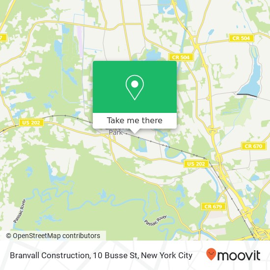 Branvall Construction, 10 Busse St map
