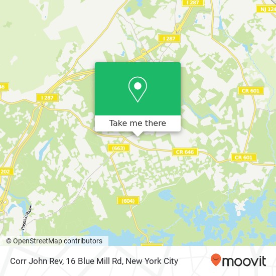 Mapa de Corr John Rev, 16 Blue Mill Rd