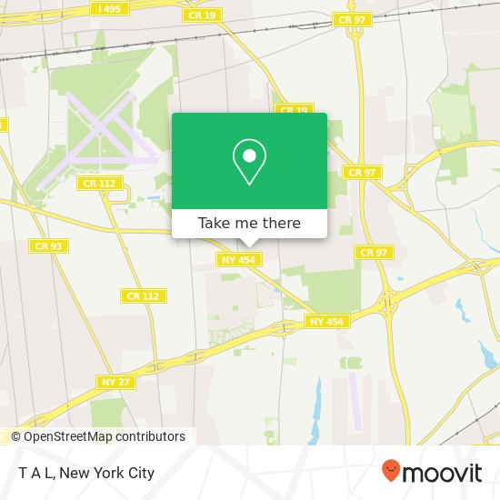 T A L, 444 St James St map