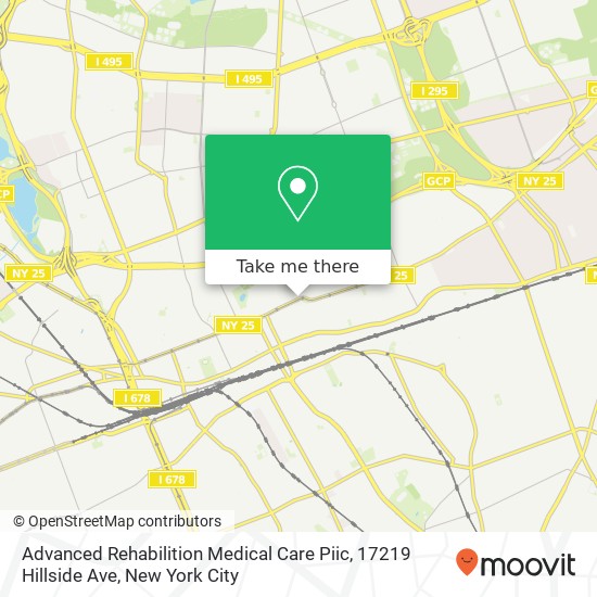 Mapa de Advanced Rehabilition Medical Care Piic, 17219 Hillside Ave