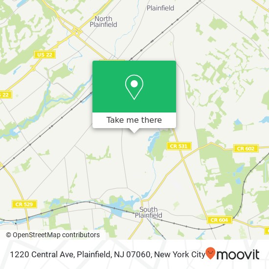 1220 Central Ave, Plainfield, NJ 07060 map