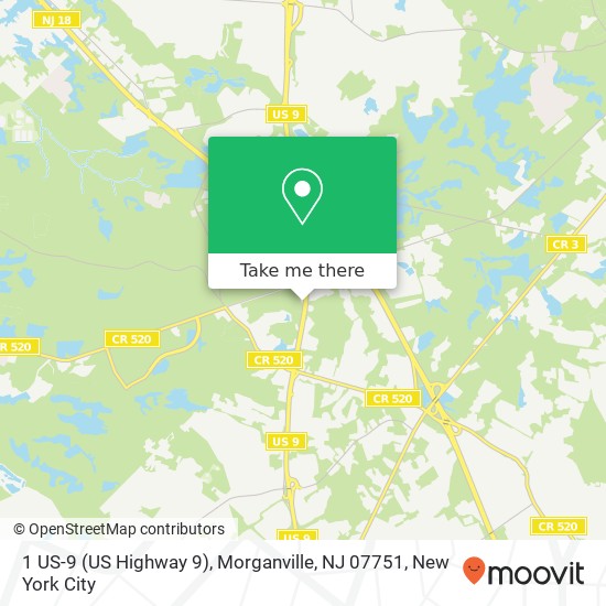 1 US-9 (US Highway 9), Morganville, NJ 07751 map