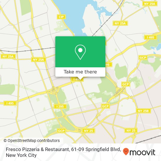 Fresco Pizzeria & Restaurant, 61-09 Springfield Blvd map