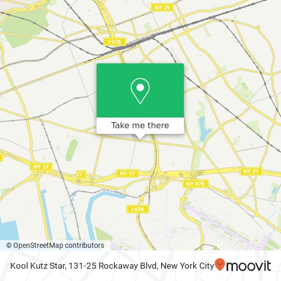 Mapa de Kool Kutz Star, 131-25 Rockaway Blvd