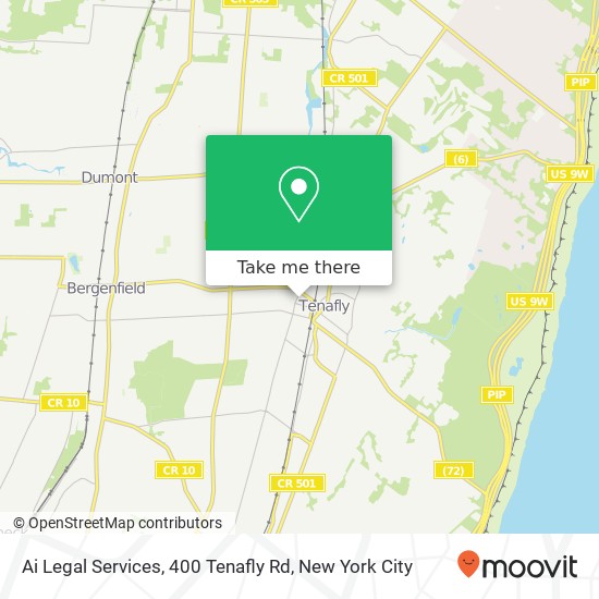 Mapa de Ai Legal Services, 400 Tenafly Rd