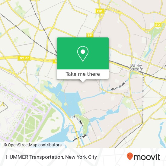 HUMMER Transportation map