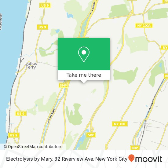 Electrolysis by Mary, 32 Riverview Ave map