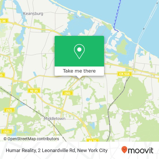 Mapa de Humar Reality, 2 Leonardville Rd