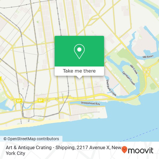 Art & Antique Crating - Shipping, 2217 Avenue X map
