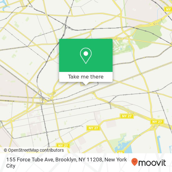 155 Force Tube Ave, Brooklyn, NY 11208 map