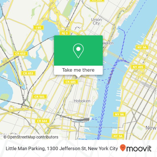 Mapa de Little Man Parking, 1300 Jefferson St