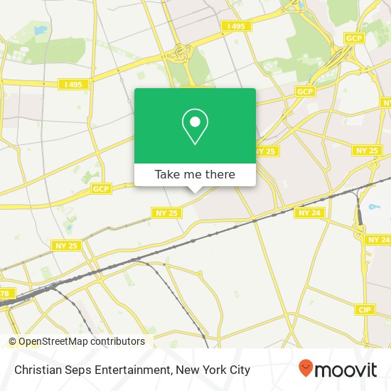 Christian Seps Entertainment map